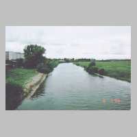 111-1343 Wehlau, Pregel flussabwaerts, gesehen von der Langen Bruecke.JPG